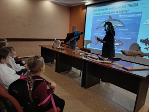 Гости из Музея Мирового океана