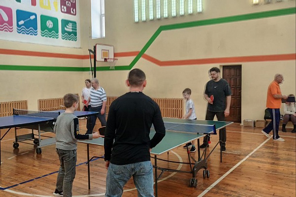 Турнир по настольному теннису среди семейных команд, посвященный Дню защитника Отечества