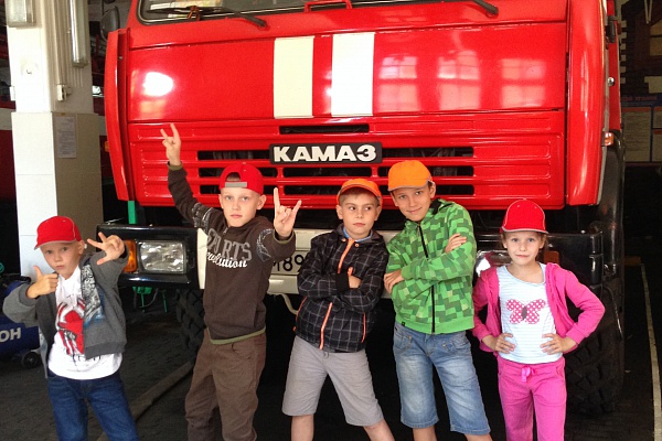Сегодня мы были пожарными
