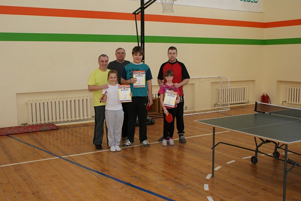 Семейный турнир по настольному теннису