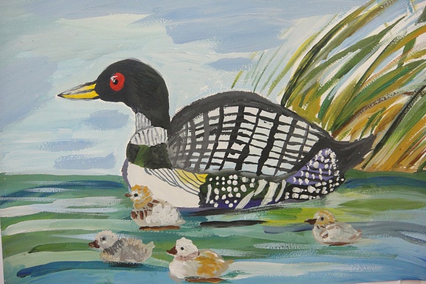 «Птичьи трели» из-под кисти