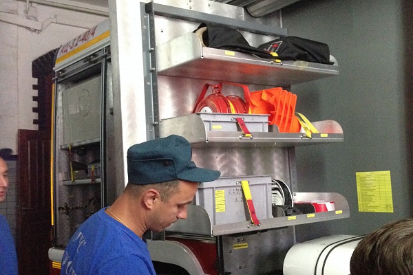 Сегодня мы были пожарными