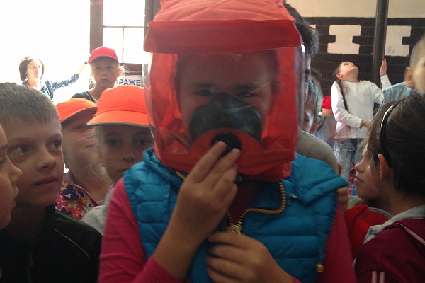 Сегодня мы были пожарными