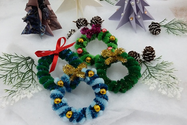 «Рождественский венок» в честь благотворительного марафона