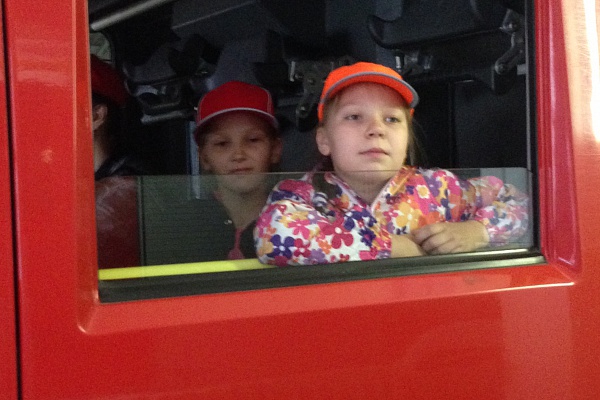 Сегодня мы были пожарными