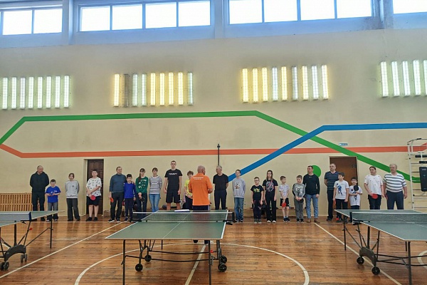Турнир по настольному теннису среди семейных команд, посвященный Дню защитника Отечества